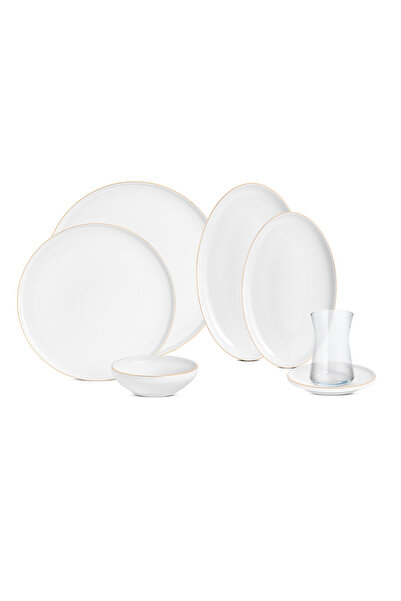 Aryıldız Lima Gold 32 Parça 6 Kişilik Kahvaltı Takımı