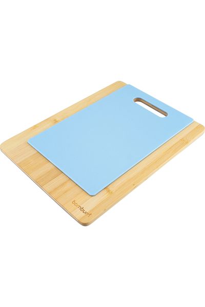 Bambum Leona Double Cutting Board Blue