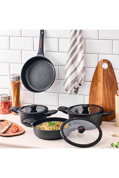 Aryıldız Brantley 7 Piece Cookware Set