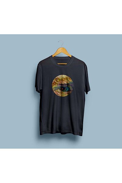 eioswear Van Gogh's Eye Patterned Oversize Unisex T-shirt
