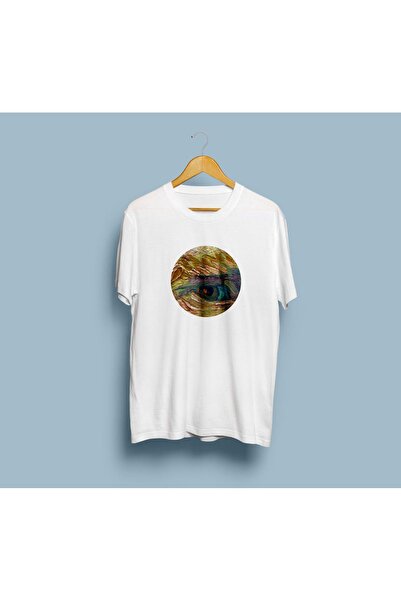 Generic Brand Oversize kroj T-shirt са превеликим Ван Гоговим аутопортретом