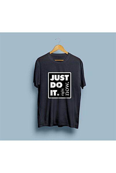 eioswear Ουνισέξ Υπερμεγέθες Μπλουζάκι 'Just Do It' - Αυτή τη στιγμή! Σχεδιασμός