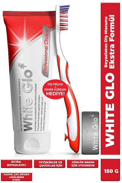 White Glo Professional Choice 150ml - Extra Whitening Toothpaste