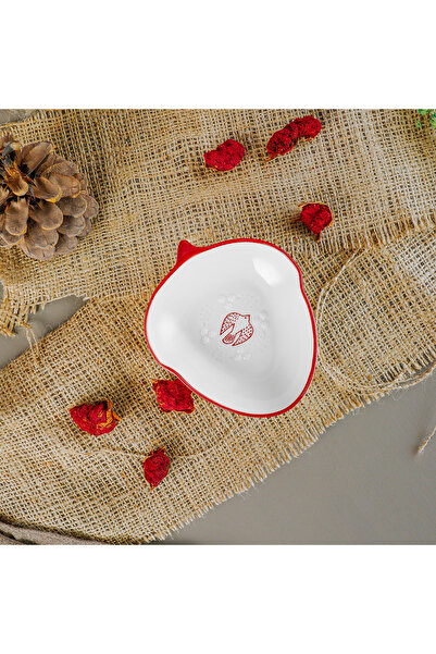 Aryıldız Red Bird Serving Presentation Plate 12 cm