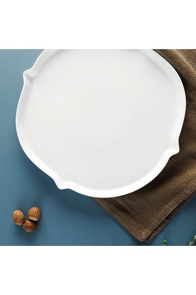 Aryıldız Lunar Round Serving Plate 27 cm