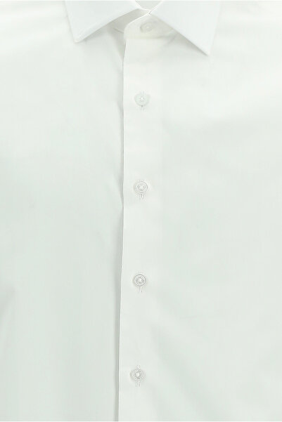 Abdullah Kiğılı Довгий рукав, облягаючий крій, класична бавовняна сорочка з візерунком