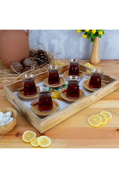 Bambum Kangura Lemon Tea Tray Large