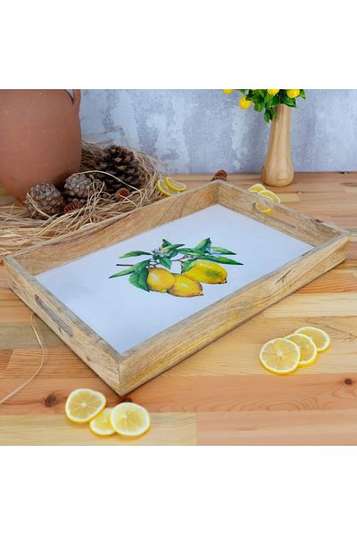 Bambum Kangura Lemon Tea Tray Large
