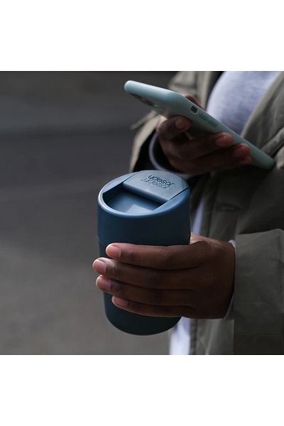 Joseph Joseph Joseph Slipp Travel Mug Blue 340 ml