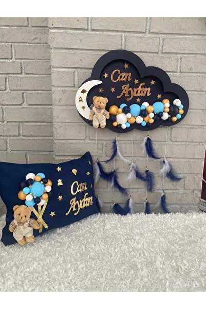 NeşeliAtölyem 20 فقاعة مغناطيسية لتزيين باب الطفل - وسادة