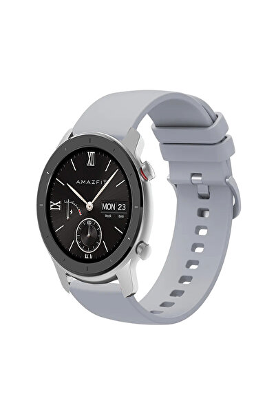 Tagomoon Amazfit GTR 42mm ile Uyumlu Kordon Jel Silikon Tokalı Kayış