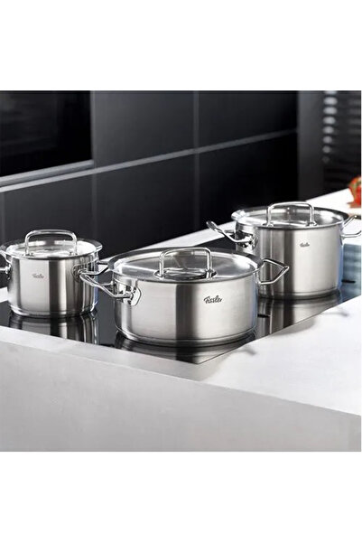 Fissler ProfiCollection- 9 Piece Pot Set with Metal Lid