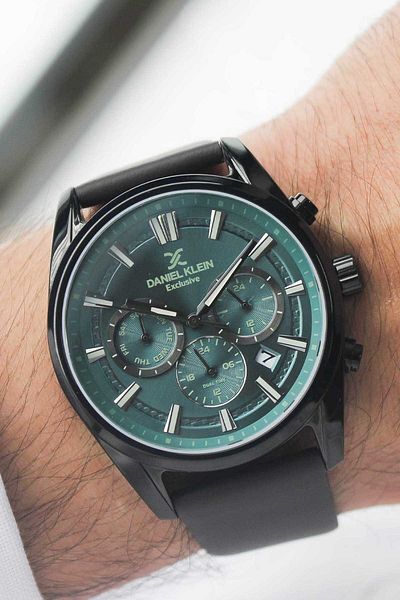 Daniel Klein Dk280029 Men's Wrist Watch with Leather Band