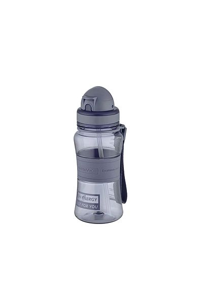 Uzspace 350 ml Copper Gray Tristant Flask with Straw