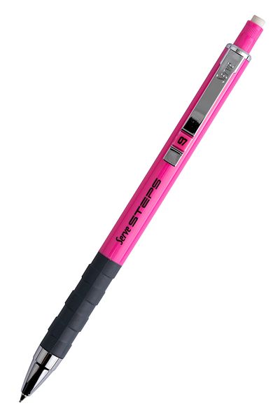 Serve 0.7 Mm Phosphor Pink Course's Pen - Steps Versatil