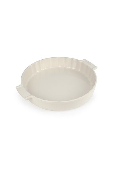 Peugeot Appolia Ecru 28 cm Round Pie Container