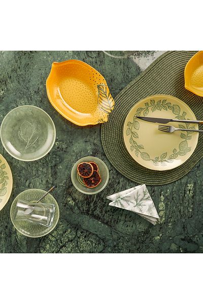 Aryıldız Lemon Breakfast Set for 6 People - 30 Pieces