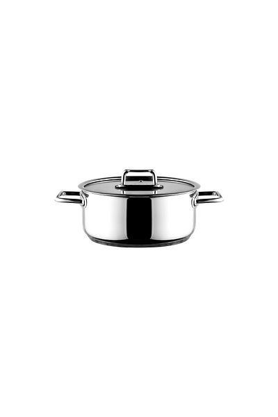 Aryıldız Colombus Stainless Steel Deep Pot 20 cm