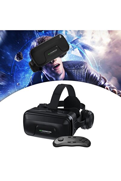 VR Shinecon G04ea Sanal Gerçeklik Gözlüğü Sc-b01 Kablosuz Bluetooth Kumandalı