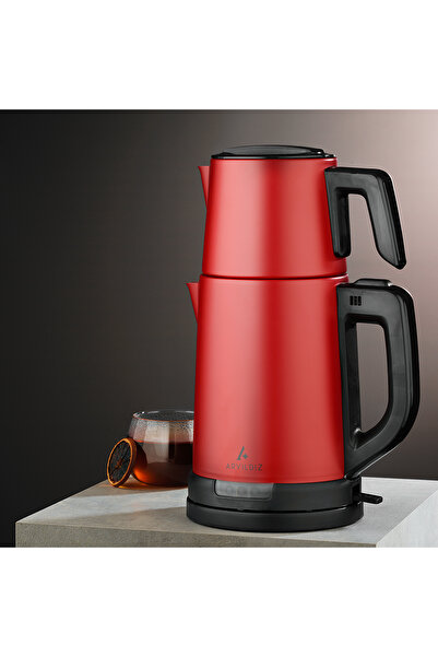 Aryıldız Tea Harmony Çay Makinesi Kırmızı