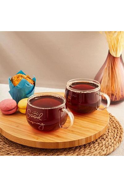 Perotti Costy Morning 2-Piece Glass Mug 200 ml