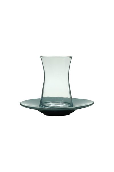 Tulü Porselen Tulu Saddlebag 12 Piece Tea Set for 6 People 160 ml