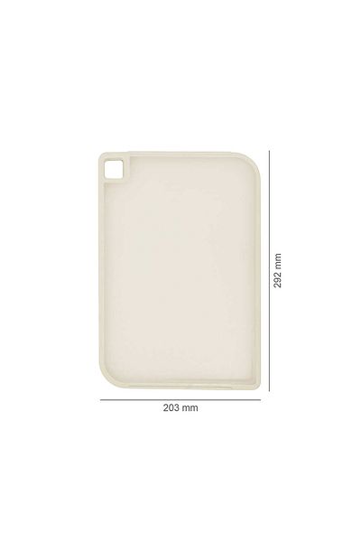 NEOFLAM Fika Cutting Board Beige Non-Slip Microban Protection 3 Piece Set