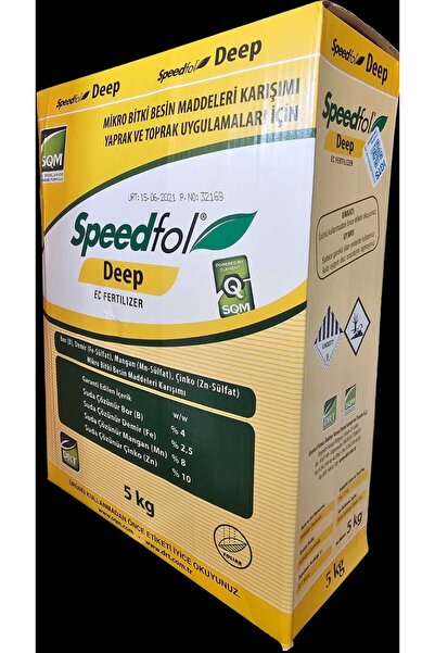 DOKTOR TARSA Speedfol Deep Bor, Demir, Mangan, Çinko Içeren Microelement Gübre Combi 5 Kg
