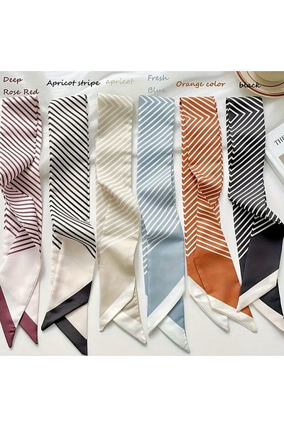 MAHLA Design Kerchief, Stylish Thin Neck Shawl Bag Accessory