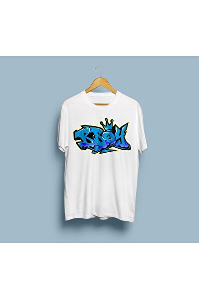eioswear Tricou unisex supradimensionat cu design graffiti - B.Boy