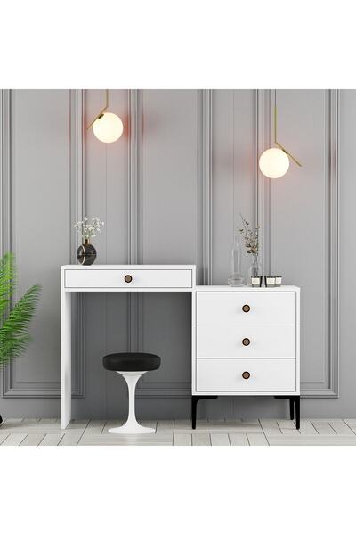 Variant Mobilya Variant Lizbon Makyaj Masalı Şifonyer - Beyaz