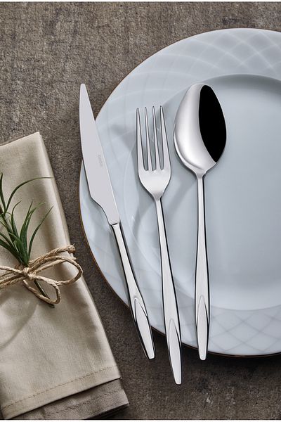 on-on Vienna 36 Piece Fork Spoon Knife Set 18/10