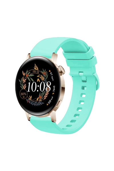 Tagomoon Huawei Watch Gt3 42mm ile Uyumlu Kordon Jel Silikon Tokalı Kayış