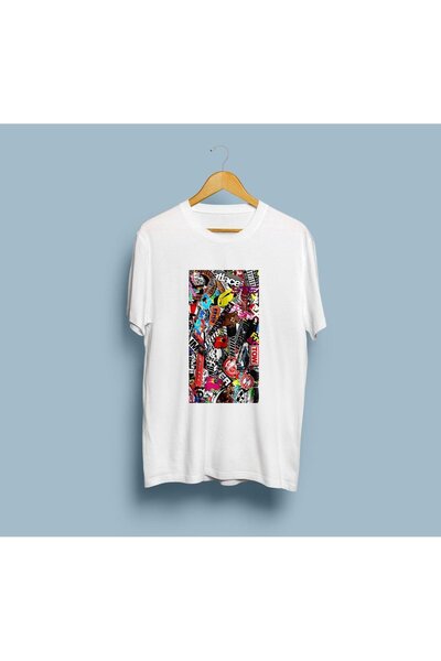 eioswear Oversize Mixed Labels Design Unisex T-Shirt