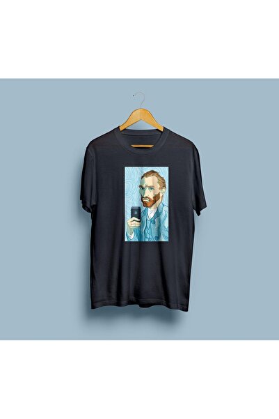 Generic Brand Унисекс T-shirt Oversize kroj са модерним Ван Гоговим дизајном