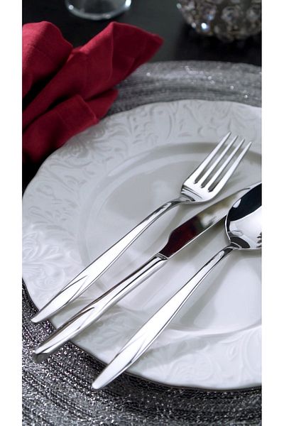 on-on Vienna 36 Piece Fork Spoon Knife Set 18/10
