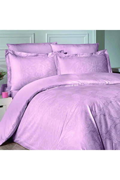 MAXSTYLE طقم غطاء لحاف مزدوج من الجاكار الساتان ماركو باودر