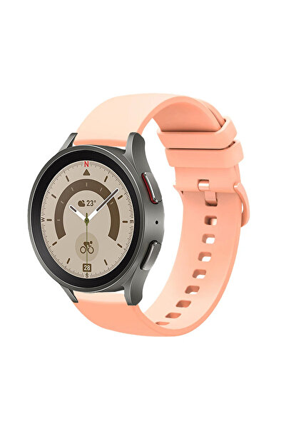Tagomoon Samsung Galaxy Watch 4 5 6 7 Serisi 40mm Ve 44mm Ile Uyumlu Kordon Jel Silikon Tokalı Kayış