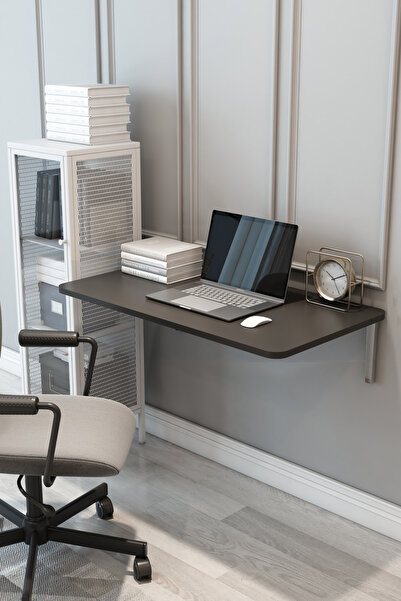 Modalanka Duvara Monte Katlanabilir Masa | Çok Amaçlı Çalışma Yemek Masası Ofis Mutfak İçin Pratik Tasarım