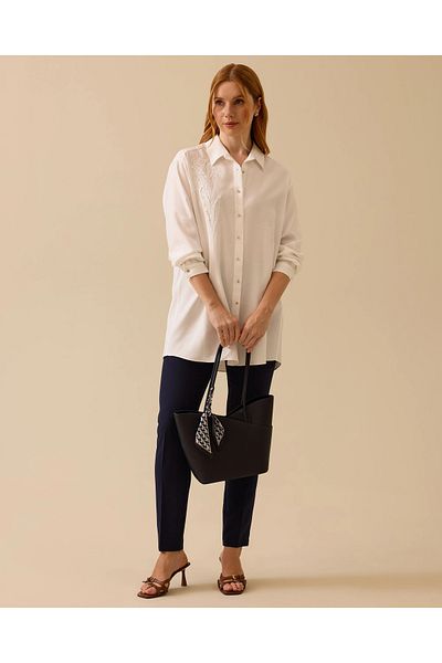 SCL Embroidered Relaxed Fit Tunic