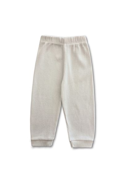 GizaKids Girl Boy Baby Unisex Pajama Bottoms Without Booties Set of 3