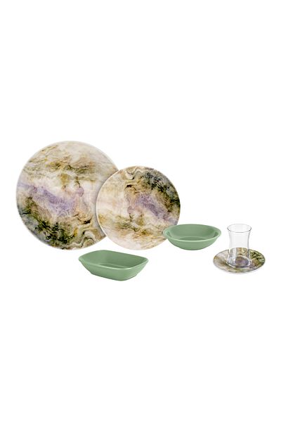 Aryıldız Carine 25 Piece Breakfast Set for 6 People