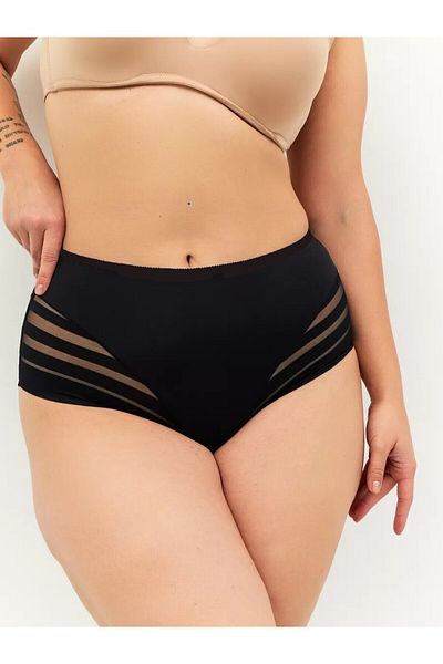 MİSTİRİK Paranto Model Full Coverage Curve Model Μη Σημαντικό Χαλαρό Σλιπ Μαύρο Χρώμα
