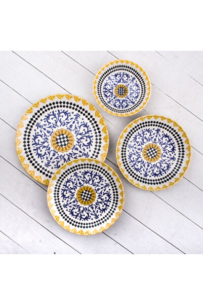 Tulü Porselen Tulu Klasik 24 Parça Yemek Seti Db1577