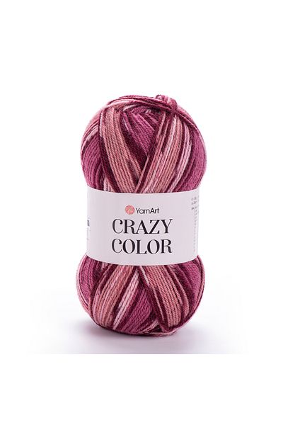 Yarnart Κλωστή πλεξίματος Crazy Color Ebruli-136
