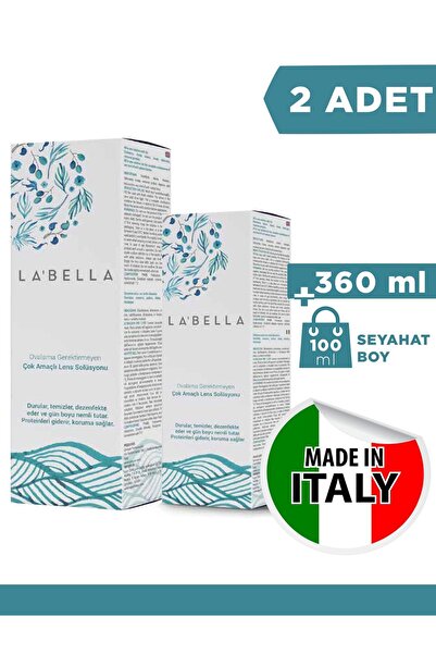 Labella Lens Solüsyonu 360ml + 100ml Seyahat Boy