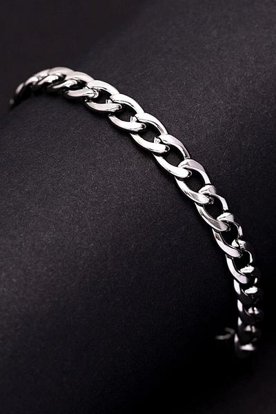 Takı Dükkanı Stainless Steel Gourmet Sports Model Men's Chain Bracelet Eck06b
