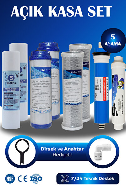 WaterMelon Açık Kasa Su Arıtma Cihazı 80 Gpd Süper Membranlı Karbonlu Yıllık ...