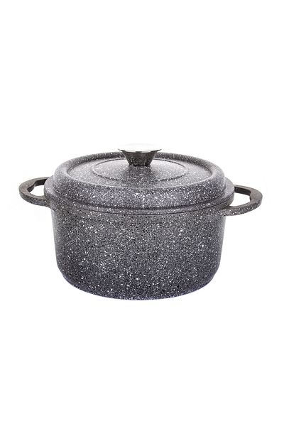 Aryıldız Cast Alu Granitium Deep Pot 24 cm
