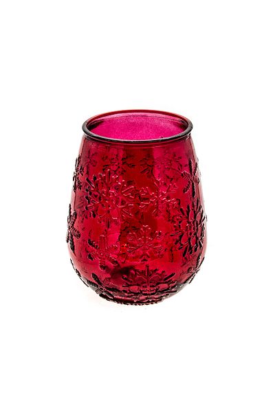 san miguel Copos Glass 650 Cc Red